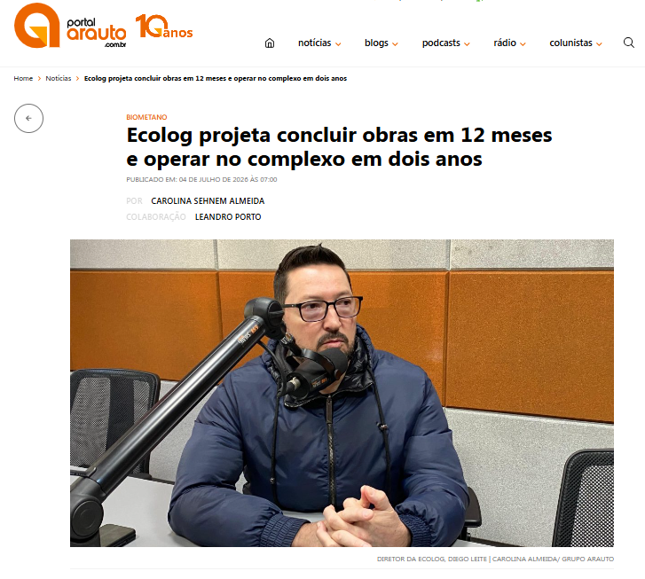 Gás Biometano - Ecolog Serviços Ambientais